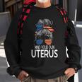 Mind Your Own Uterus Messy Bun Pro Choice Feminism Gift Sweatshirt Gifts for Old Men