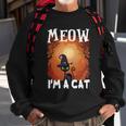 Moew Im A Cat Halloween Quote Sweatshirt Gifts for Old Men
