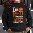 Motivational Basketball Christianity Quote Christian Basketball Bible Verse Sweatshirt Gifts for Old Men