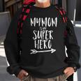 My Mom Is My Super Hero Kids Mothers Day Gift Tee Men Women Sweatshirt Graphic Print Unisex Gifts for Old Men