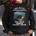 My Son Is On Uss George Washington Cvn Sweatshirt Gifts for Old Men