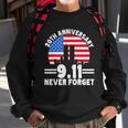 Never Forget 9 11 20Th Anniversary Retro Patriot Day Sweatshirt Gifts for Old Men