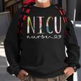 Nicu Nurse Icu Cute Floral Design Nicu Nursing V2 Sweatshirt Gifts for Old Men