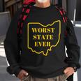 Ohio Worst State V2 Sweatshirt Gifts for Old Men