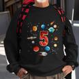 Outer Space 5 Years Old 5Th Birthday Boys Planets Astronaut Sweatshirt Gifts for Old Men