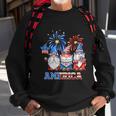 Patriotic Gnomes 4Th Of July Funny Gnome Love American Flag Gift Sweatshirt Gifts for Old Men