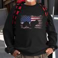 Patriotic Squirrel American Flag Cool Wild Animals Lover Sweatshirt Gifts for Old Men