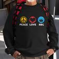 Peace Love Rbg Ruth Bader Ginsburg Tribute Tshirt Sweatshirt Gifts for Old Men