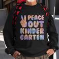 Peace Out Kindergarten Grade 2022 Happy Last Day Of School Cool Gift Sweatshirt Gifts for Old Men