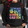 Peace Out Kindergarten Grade 2022 Happy Last Day Of School Gift Sweatshirt Gifts for Old Men
