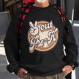 Peace Out Pregiftk Retro Graduation Happy Last Day Of School Funny Gift Sweatshirt Gifts for Old Men