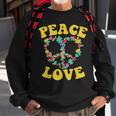 Peace Sign Love 60S 70S Tie Dye Hippie Halloween Costume V7 Sweatshirt Gifts for Old Men