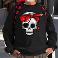 Pirate Dead With Eye Patch Red Bandana Halloween Diy Costume Sweatshirt Gifts for Old Men