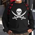 Pirate Skull & Cross Swords Tshirt Sweatshirt Gifts for Old Men