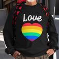Pride Month Funny Rainbow Heart Gay And Lgbt Sweatshirt Gifts for Old Men
