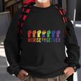 Pride Month We Rise Together Lgbt Pride Sweatshirt Gifts for Old Men