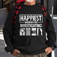 Private Detective Crime Investigator Investigating Cool Gift Sweatshirt Gifts for Old Men