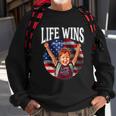 Pro Life Movement Right To Life Pro Life Advocate Victory V4 Sweatshirt Gifts for Old Men