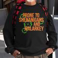 Prone To Shenanigans And Malarkey St Pattys Day Sweatshirt Gifts for Old Men