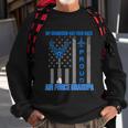 Proud Air Force Grandpa My Grandson Has Your Back Sweatshirt Gifts for Old Men