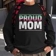 Proud Mom Abrosexual Flag Lgbtq Queer Mothers Day Abrosexual Funny Gift Sweatshirt Gifts for Old Men