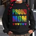 Proud Mom Gay Lesbian Lgbtq Pride Rainbow Mothers Day Gift Sweatshirt Gifts for Old Men