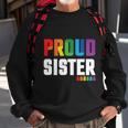 Proud Sister Gay Pride Month Lbgt Sweatshirt Gifts for Old Men