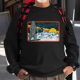 Retro Glacier National Park 80S Bear Graphic 80S Meaningful Gift Sweatshirt Gifts for Old Men