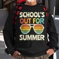 Retro Last Day Of School Schools Out For Summer Teacher Gift V3 Sweatshirt Gifts for Old Men