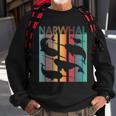 Retro Narwhal Tshirt Sweatshirt Gifts for Old Men