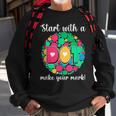 Retro Start With A Dot Make Your Mark The Dot Day Colorful Men Women Sweatshirt Graphic Print Unisex Gifts for Old Men