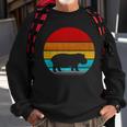 Retro Vintage Hippopotamus Sweatshirt Gifts for Old Men