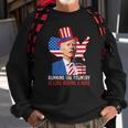 Running The Country Is Like Riding A Bike Anti Biden Sweatshirt Gifts for Old Men