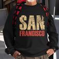 San Francisco Vintage Emblem Sweatshirt Gifts for Old Men