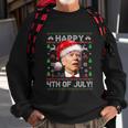 Santa Joe Biden Happy 4Th Of July Ugly Christmas Sweater Sweatshirt Gifts for Old Men
