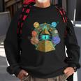 Sci Fi Ufo Abduction Pyramids Ancient Egypt Science Alien Sweatshirt Gifts for Old Men