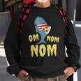 Shark Eating Pizza Om Nom Nom Sweatshirt Gifts for Old Men