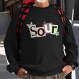 Sour Floral Logo Sweatshirt Gifts for Old Men