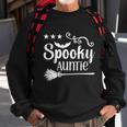 Spooky Auntie Halloween Quote Sweatshirt Gifts for Old Men