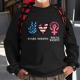 Stars Stripes And Equal Rights 4Th Of July Reproductive Rights Cool Gift Sweatshirt Gifts for Old Men