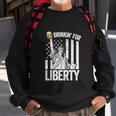 Statue Of Liberty Funny 4Th Of July American Flag Sweatshirt Gifts for Old Men