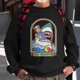 Stay Positive Shark Attack Funny Vintage Retro Comedy Gift Tshirt Sweatshirt Gifts for Old Men