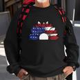 Sunflower American Flag 4Th Of July Independence Day Patriotic V2 Sweatshirt Gifts for Old Men