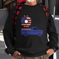 Sunflower American Flag Truck 4Th Of July Independence Day Patriotic Sweatshirt Gifts for Old Men