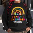 Teacher Early Childhood Educator Preschool Head Start Crew Sweatshirt Gifts for Old Men