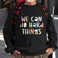 Teacher Of Tiny Humans Funny Back To School Prek Toddler Sweatshirt Gifts for Old Men