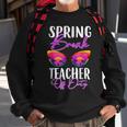 Teacher Relax Spring Beach Off Duty Break Beach Lover V2 Sweatshirt Gifts for Old Men