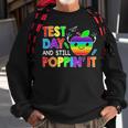 Test Day And Still Poppin Rock The Test Pop It Funny Teacher Sweatshirt Gifts for Old Men