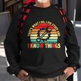 That What I Do I Fix Stuff I Know Things Vintage Mechanic Sweatshirt Gifts for Old Men