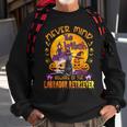 The Witch Beware Of The Labrador Retriever Halloween Sweatshirt Gifts for Old Men